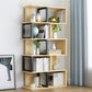 Wood Standard Bookcase Contemporary Style Open Back Bookshelf for Home Office Clearhalo 'Bookcases' 'Furniture' 'furniture_bookcases' 'Office Furniture' 4970476