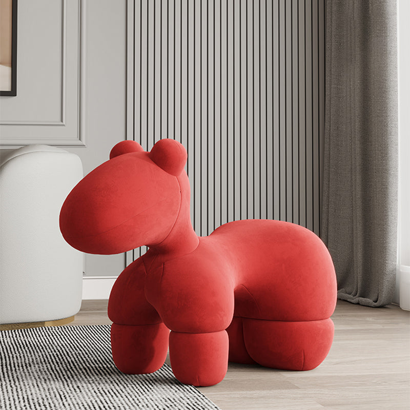 Parsons Chair Modern Armless Tight Back Chair for Living Room 29.5"L x 16"W x 25"H Red Clearhalo 'Accent Chairs' 'accent_chairs' 'Chairs & Seating' 'furn' 'furn_accent_chairs' 'Furniture' 'furniture_accent_chairs' 'Living Room Furniture' 4970514