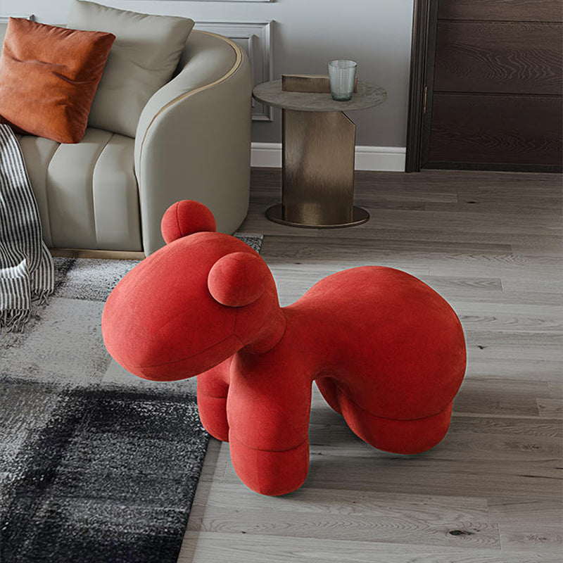 Parsons Chair Modern Armless Tight Back Chair for Living Room 29.5"L x 16"W x 25"H Peach Clearhalo 'Accent Chairs' 'accent_chairs' 'Chairs & Seating' 'furn' 'furn_accent_chairs' 'Furniture' 'furniture_accent_chairs' 'Living Room Furniture' 4970515