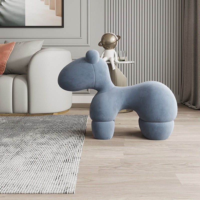 Parsons Chair Modern Armless Tight Back Chair for Living Room 26"L x 13"W x 19"H Light Blue Clearhalo 'Accent Chairs' 'accent_chairs' 'Chairs & Seating' 'furn' 'furn_accent_chairs' 'Furniture' 'furniture_accent_chairs' 'Living Room Furniture' 4970517