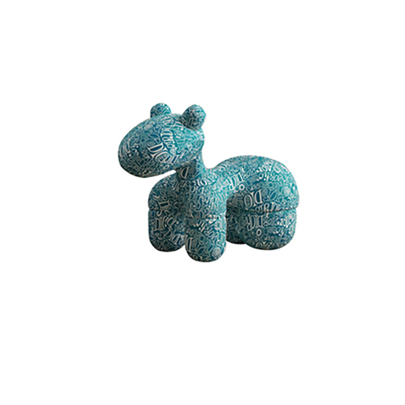 Parsons Chair Modern Armless Tight Back Chair for Living Room 26"L x 13"W x 19"H Blue White Clearhalo 'Accent Chairs' 'accent_chairs' 'Chairs & Seating' 'furn' 'furn_accent_chairs' 'Furniture' 'furniture_accent_chairs' 'Living Room Furniture' 4970526