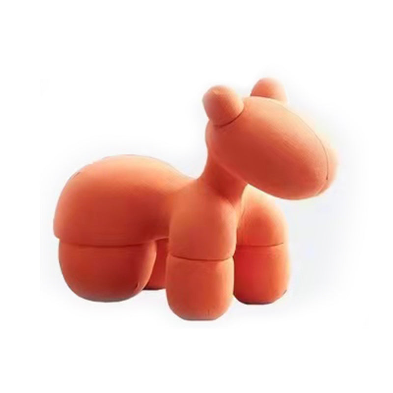 Parsons Chair Modern Armless Tight Back Chair for Living Room 29.5"L x 16"W x 25"H Orange Yellow Clearhalo 'Accent Chairs' 'accent_chairs' 'Chairs & Seating' 'furn' 'furn_accent_chairs' 'Furniture' 'furniture_accent_chairs' 'Living Room Furniture' 4970528