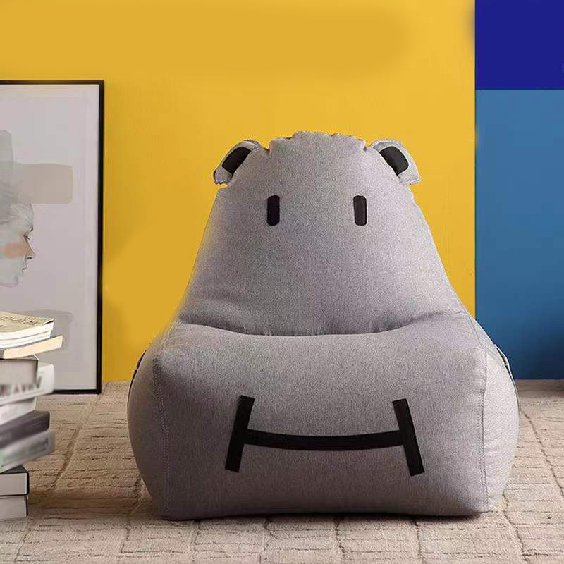 Canvas Parsons Chair Armless Tight Back Chair for Living Room 29.5"L x 25.5"W x 24"H Gray Clearhalo 'Accent Chairs' 'accent_chairs' 'Chairs & Seating' 'furn' 'furn_accent_chairs' 'Furniture' 'furniture_accent_chairs' 'Living Room Furniture' 4970532