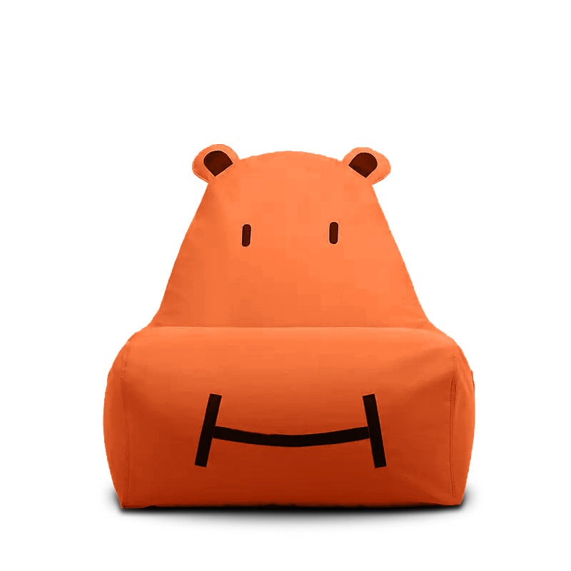 Canvas Parsons Chair Armless Tight Back Chair for Living Room 29.5"L x 25.5"W x 24"H Orange Clearhalo 'Accent Chairs' 'accent_chairs' 'Chairs & Seating' 'furn' 'furn_accent_chairs' 'Furniture' 'furniture_accent_chairs' 'Living Room Furniture' 4970541