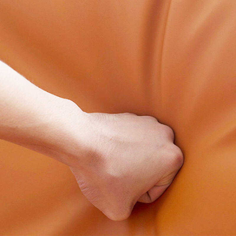 Bonded Leather/Linen Arm Chair 27.5 "L x 34.2"W x 31.4"H Arms Included Chair Clearhalo 'Accent Chairs' 'accent_chairs' 'Chairs & Seating' 'furn' 'furn_accent_chairs' 'Furniture' 'furniture_accent_chairs' 'Living Room Furniture' 4970558