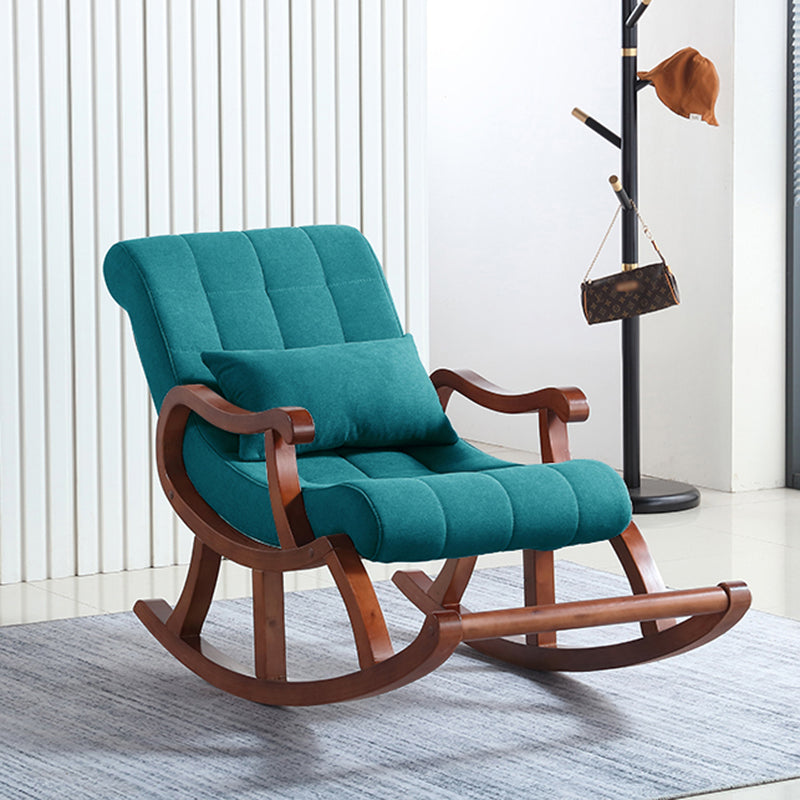 26.37" L x 49.21" W x 35.03" H Lounge Chair Solid Wood Accent Chair for Living Room Green Clearhalo 'Accent Chairs' 'accent_chairs' 'Chairs & Seating' 'furn' 'furn_accent_chairs' 'Furniture' 'furniture_accent_chairs' 'Living Room Furniture' 4970594