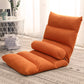 Fabric Slipper Convertible Chair 39.3" L x 21.6" W x 21.6" H Chair for Bedroom Orange Clearhalo 'Accent Chairs' 'accent_chairs' 'Chairs & Seating' 'furn' 'furn_accent_chairs' 'Furniture' 'furniture_accent_chairs' 'Living Room Furniture' 4970639