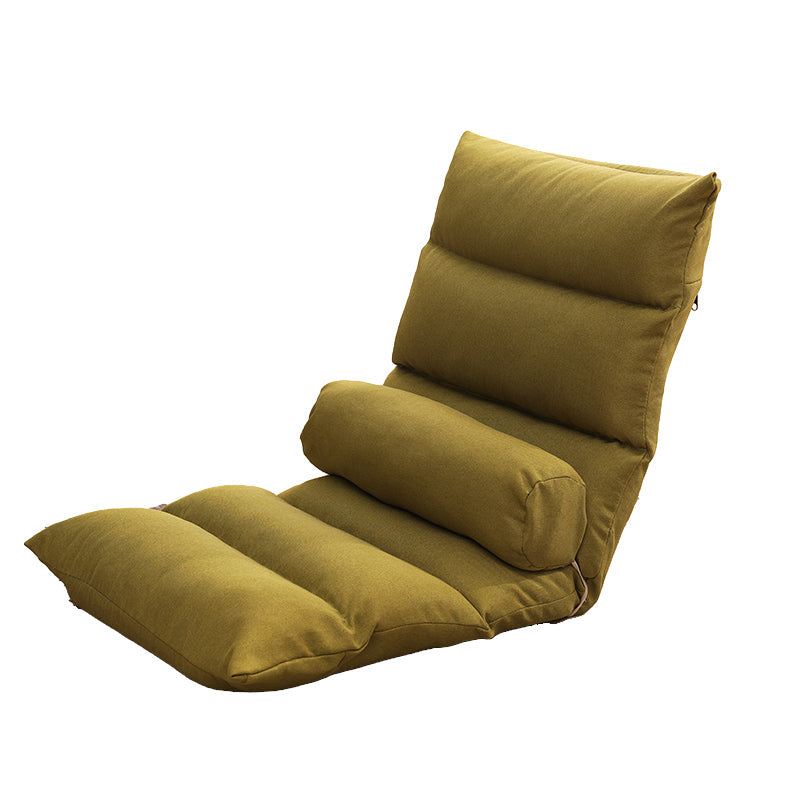 Fabric Slipper Convertible Chair 39.3" L x 21.6" W x 21.6" H Chair for Bedroom Green Clearhalo 'Accent Chairs' 'accent_chairs' 'Chairs & Seating' 'furn' 'furn_accent_chairs' 'Furniture' 'furniture_accent_chairs' 'Living Room Furniture' 4970643