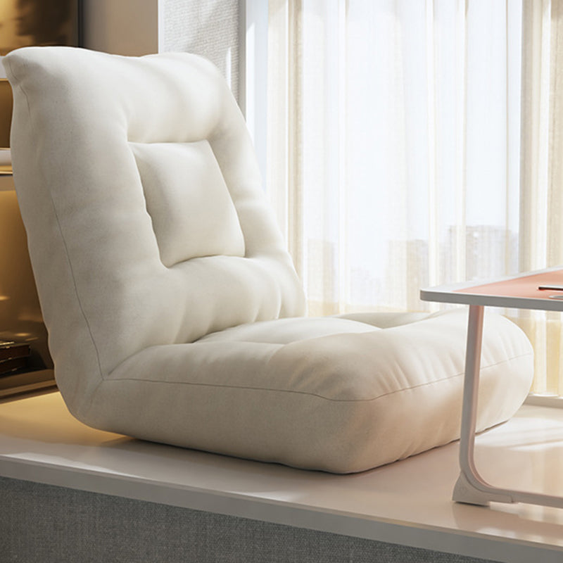 18.50" L x 19.68" W x 24.40" H Linen Accent Chair Armless Fade-Resistant Lounge Chair Clearhalo 'Accent Chairs' 'accent_chairs' 'Chairs & Seating' 'Furniture' 'furniture_accent_chairs' 'Living Room Furniture' 4970673