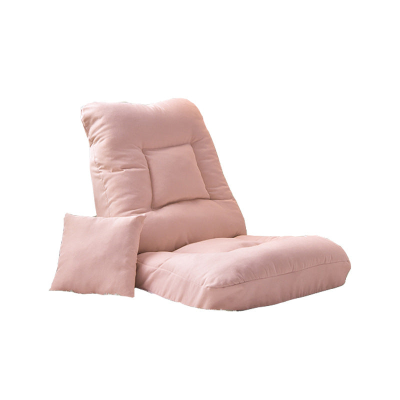 18.50" L x 19.68" W x 24.40" H Linen Accent Chair Armless Fade-Resistant Lounge Chair Clearhalo 'Accent Chairs' 'accent_chairs' 'Chairs & Seating' 'Furniture' 'furniture_accent_chairs' 'Living Room Furniture' 4970677