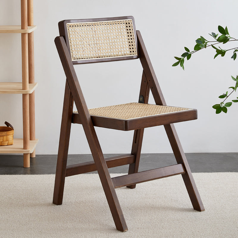 Slipper Accent Chair Wood Solid Wood Frame Armless for Living Room 18.5"L x 22"W x 31.5"H Walnut Clearhalo 'Accent Chairs' 'accent_chairs' 'Chairs & Seating' 'furn' 'furn_accent_chairs' 'Furniture' 'furniture_accent_chairs' 'Living Room Furniture' 4970722