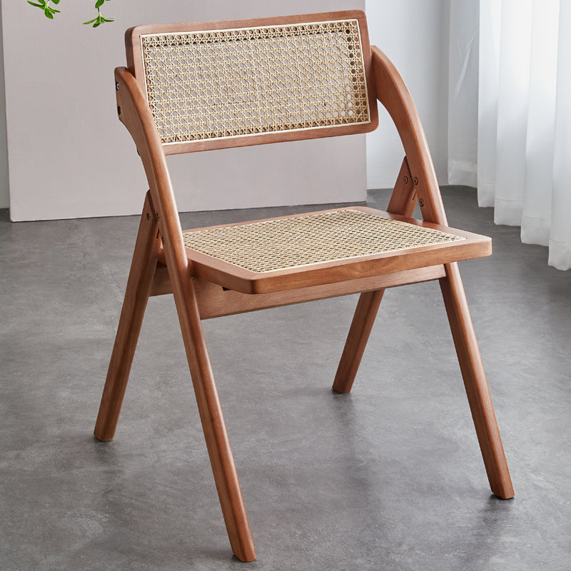 Slipper Accent Chair Wood Solid Wood Frame Armless for Living Room 21"L x 24"W x 29.5"H Brown Clearhalo 'Accent Chairs' 'accent_chairs' 'Chairs & Seating' 'furn' 'furn_accent_chairs' 'Furniture' 'furniture_accent_chairs' 'Living Room Furniture' 4970724