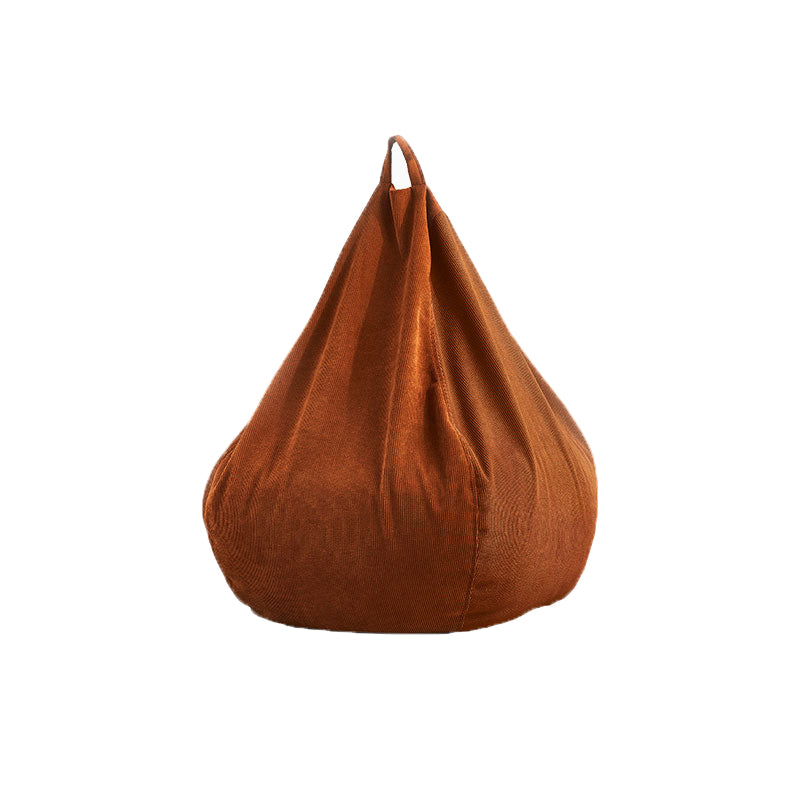 Corduroy Parsons Chair Convertible Stacking Chair for Living Room Brown Clearhalo 'Accent Chairs' 'accent_chairs' 'Chairs & Seating' 'furn' 'furn_accent_chairs' 'Furniture' 'furniture_accent_chairs' 'Living Room Furniture' 4970741