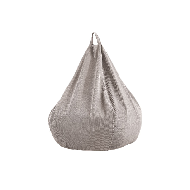 Corduroy Parsons Chair Convertible Stacking Chair for Living Room Grey Clearhalo 'Accent Chairs' 'accent_chairs' 'Chairs & Seating' 'furn' 'furn_accent_chairs' 'Furniture' 'furniture_accent_chairs' 'Living Room Furniture' 4970743