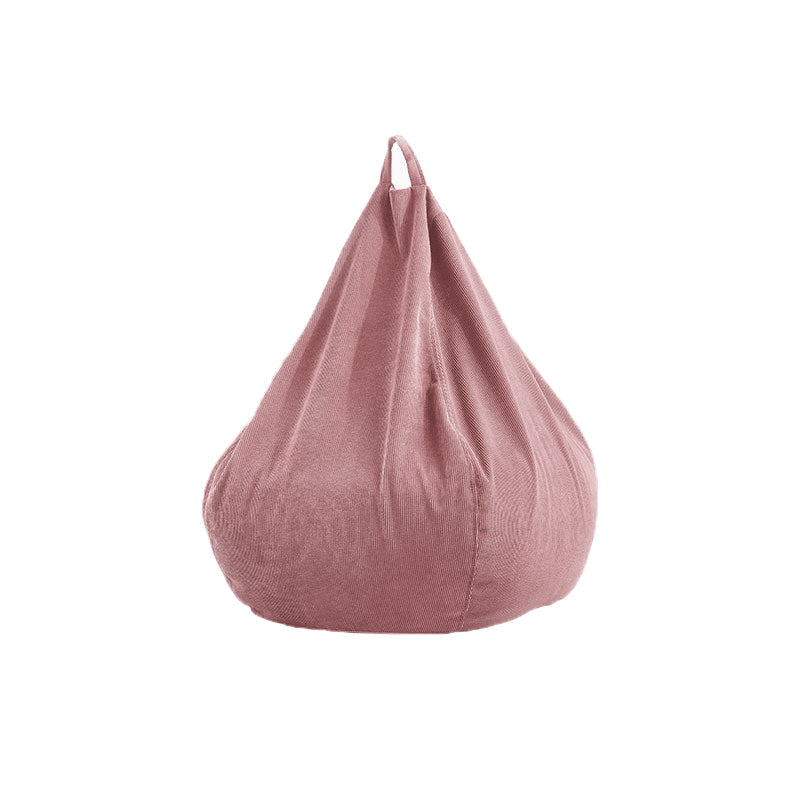 Corduroy Parsons Chair Convertible Stacking Chair for Living Room Pink Clearhalo 'Accent Chairs' 'accent_chairs' 'Chairs & Seating' 'furn' 'furn_accent_chairs' 'Furniture' 'furniture_accent_chairs' 'Living Room Furniture' 4970744