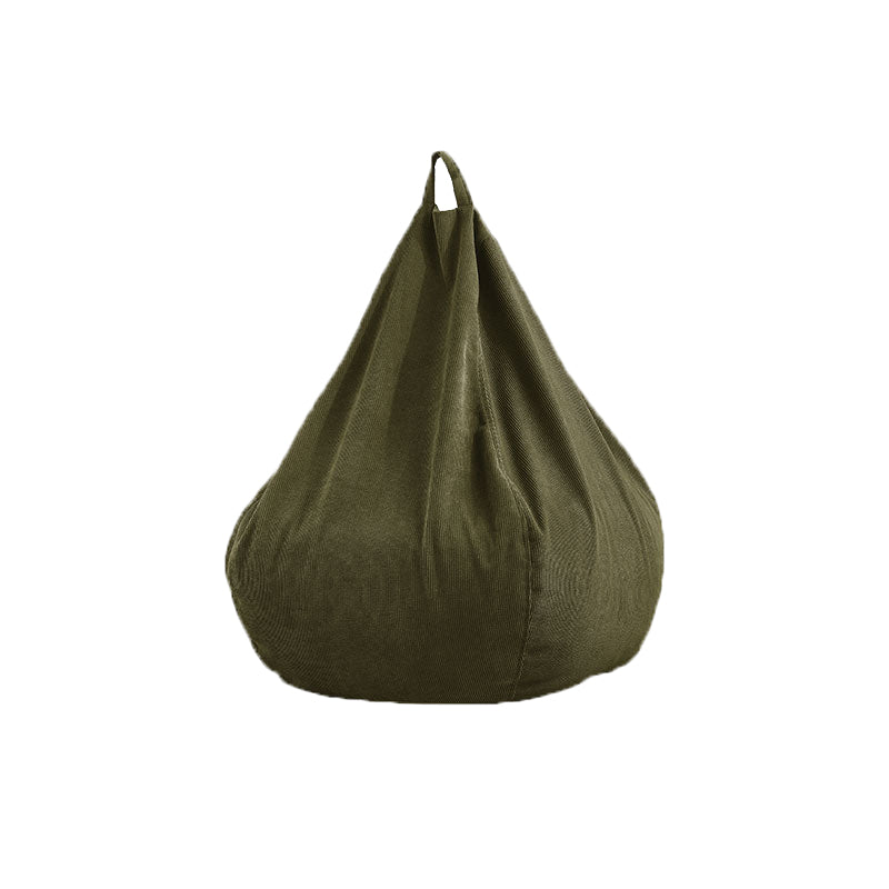 Corduroy Parsons Chair Convertible Stacking Chair for Living Room Green Clearhalo 'Accent Chairs' 'accent_chairs' 'Chairs & Seating' 'furn' 'furn_accent_chairs' 'Furniture' 'furniture_accent_chairs' 'Living Room Furniture' 4970747