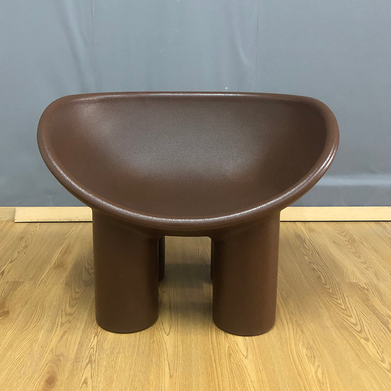 Four Leg Papasan Chair Armless Accent Chair with Fixed Back for Licing Room Coffee Clearhalo 'Accent Chairs' 'accent_chairs' 'Chairs & Seating' 'furn' 'furn_accent_chairs' 'Furniture' 'furniture_accent_chairs' 'Living Room Furniture' 4970761