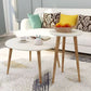 Solid Wood Nordic 3 Legs Side Table Natural/White Round End Table Clearhalo 'Coffee & Accent Tables' 'End & Side Tables' 'end_side_table' 'end_side_tables' 'furn' 'furn_end_side_tables' 'Furniture' 'furniture_end_side_table' 'Living Room Furniture' 4970922