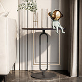 Modern Marble Top End Table Pedestal Round Sofa Side End Table for Living Room Clearhalo 'Coffee & Accent Tables' 'End & Side Tables' 'end_side_table' 'end_side_tables' 'furn' 'furn_end_side_tables' 'Furniture' 'furniture_end_side_table' 'Living Room Furniture' 4970972