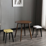 Brown/Natural Wood Living Room Side Table Round 4 Legs End Table Clearhalo 'Coffee & Accent Tables' 'End & Side Tables' 'end_side_table' 'end_side_tables' 'furn' 'furn_end_side_tables' 'Furniture' 'furniture_end_side_table' 'Living Room Furniture' 4971024