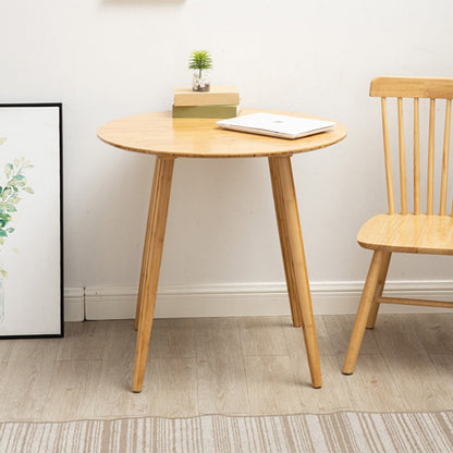 Brown/Natural Wood Living Room Side Table Round 4 Legs End Table Natural Clearhalo 'Coffee & Accent Tables' 'End & Side Tables' 'end_side_table' 'end_side_tables' 'furn' 'furn_end_side_tables' 'Furniture' 'furniture_end_side_table' 'Living Room Furniture' 4971025