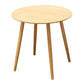 Brown/Natural Wood Living Room Side Table Round 4 Legs End Table Natural Clearhalo 'Coffee & Accent Tables' 'End & Side Tables' 'end_side_table' 'end_side_tables' 'furn' 'furn_end_side_tables' 'Furniture' 'furniture_end_side_table' 'Living Room Furniture' 4971027