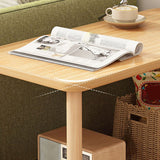 Square/Retangular Side Table Wood End Snack Table with 4 Legs for Living Room Clearhalo 'Coffee & Accent Tables' 'End & Side Tables' 'end_side_table' 'Furniture' 'furniture_end_side_table' 'Living Room Furniture' 4971080