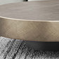 Modern Stainless Steel Solid Coffee Table Round Cocktail Table in Brass/Black Clearhalo 'Coffee & Accent Tables' 'Coffee Tables' 'coffee_tables' 'furn' 'furn_coffee_tables' 'Furniture' 'furniture_coffee_tables' 'Living Room Furniture' 4971106