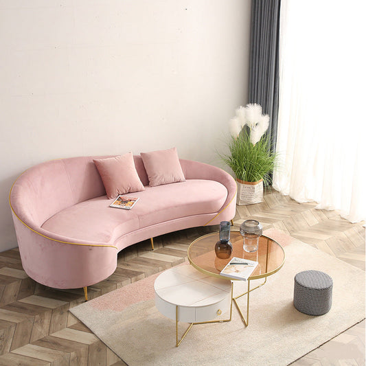 Glass and Slate Cross Legs Coffee Table Modern Round Table for Living Room Clearhalo 'Coffee & Accent Tables' 'Coffee Tables' 'coffee_tables' 'Furniture' 'furniture_coffee_tables' 'Living Room Furniture' 4971227