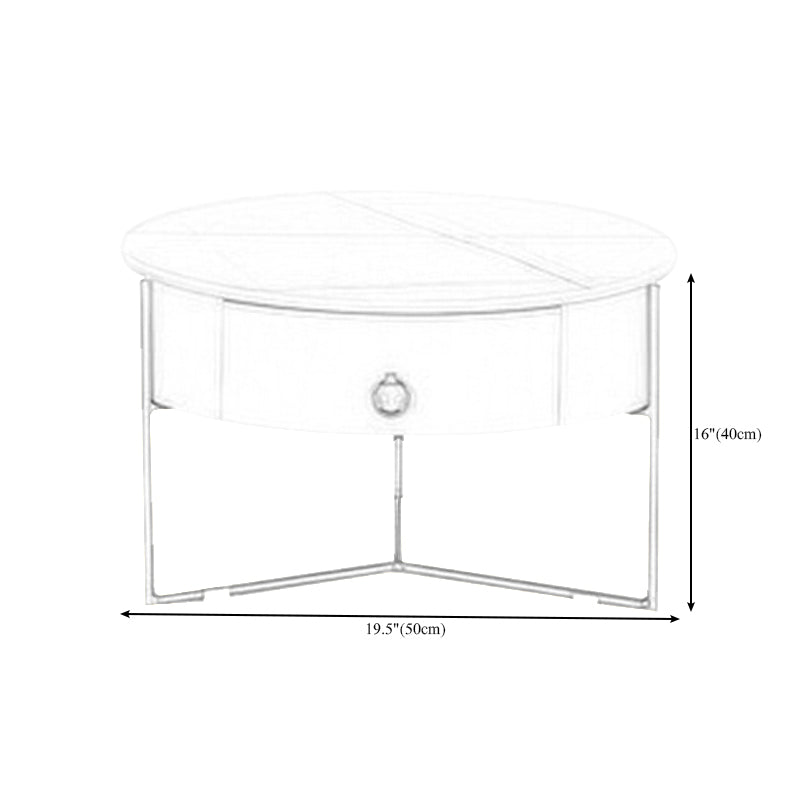 Glass and Slate Cross Legs Coffee Table Modern Round Table for Living Room Clearhalo 'Coffee & Accent Tables' 'Coffee Tables' 'coffee_tables' 'Furniture' 'furniture_coffee_tables' 'Living Room Furniture' 4971236