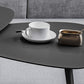 Modern Triangle Slate 3 Legs Coffee Table in Black and White Clearhalo 'Coffee & Accent Tables' 'Coffee Tables' 'coffee_tables' 'Furniture' 'furniture_coffee_tables' 'Living Room Furniture' 4971303