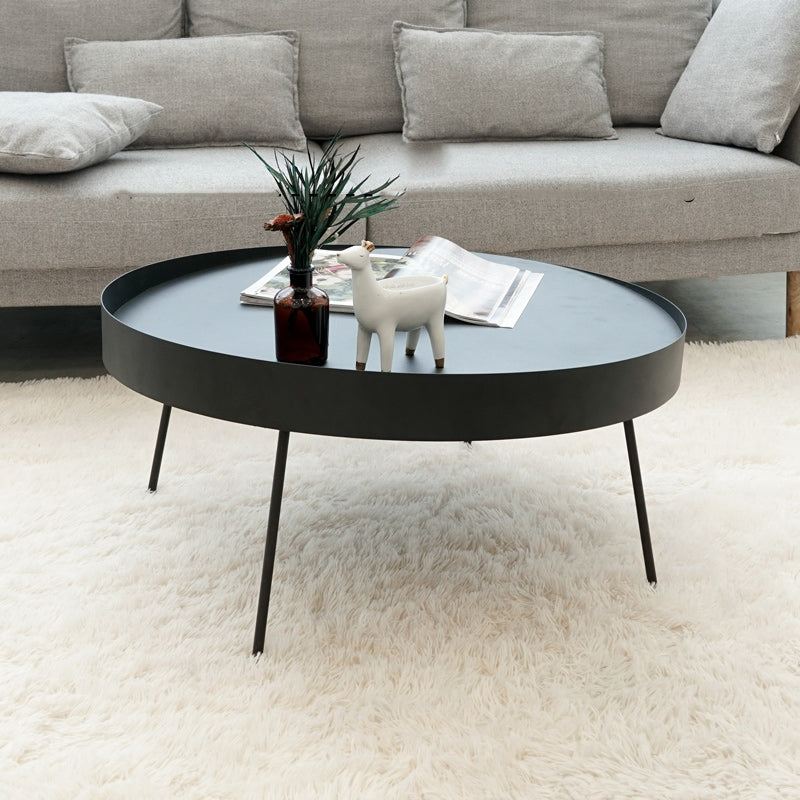 Geometric Metal Coffee Table Modern 4 Legs 15.7''/23.6''/31.5'' Cocktail Table Clearhalo 'Coffee & Accent Tables' 'Coffee Tables' 'coffee_tables' 'furn' 'furn_coffee_tables' 'Furniture' 'furniture_coffee_tables' 'Living Room Furniture' 4971507