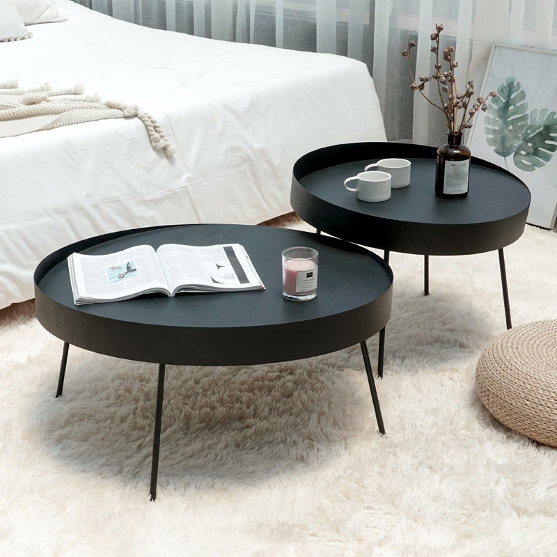 Geometric Metal Coffee Table Modern 4 Legs 15.7''/23.6''/31.5'' Cocktail Table Clearhalo 'Coffee & Accent Tables' 'Coffee Tables' 'coffee_tables' 'furn' 'furn_coffee_tables' 'Furniture' 'furniture_coffee_tables' 'Living Room Furniture' 4971508