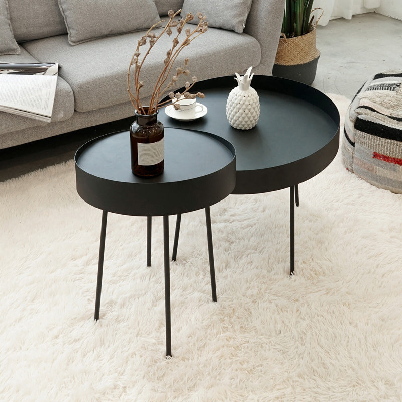 Geometric Metal Coffee Table Modern 4 Legs 15.7''/23.6''/31.5'' Cocktail Table Clearhalo 'Coffee & Accent Tables' 'Coffee Tables' 'coffee_tables' 'furn' 'furn_coffee_tables' 'Furniture' 'furniture_coffee_tables' 'Living Room Furniture' 4971511