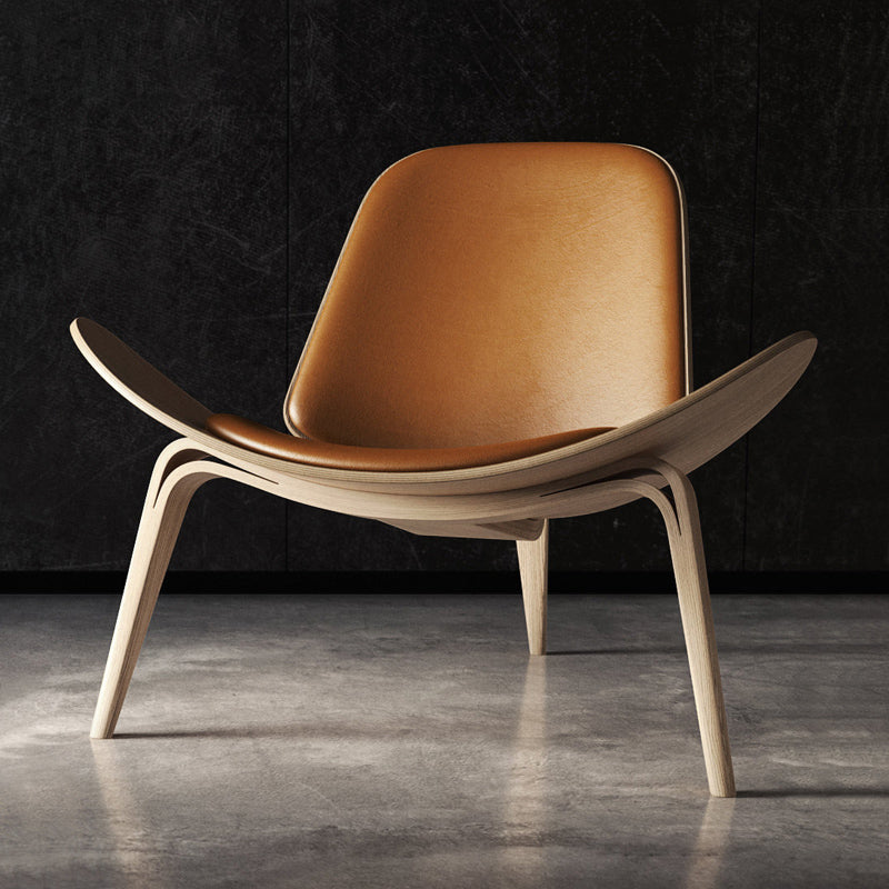 35.82" L x 32.28" W x 29.33" H Armless Side Chair for Bedroom, Living Room Microfiber Orange Clearhalo 'Accent Chairs' 'accent_chairs' 'Chairs & Seating' 'Furniture' 'furniture_accent_chairs' 'Living Room Furniture' 4971560