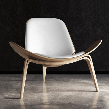 35.82" L x 32.28" W x 29.33" H Armless Side Chair for Bedroom, Living Room Microfiber White Clearhalo 'Accent Chairs' 'accent_chairs' 'Chairs & Seating' 'Furniture' 'furniture_accent_chairs' 'Living Room Furniture' 4971561