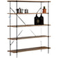 Modern Solid Wood Bookshelf Rectangular Shelves Bookcase for Home Office 23.6"L x 11.8"W x 67.7"H Clearhalo 'Bookcases' 'furn' 'furn_bookcases' 'Furniture' 'furniture_bookcases' 'Office Furniture' 4971575