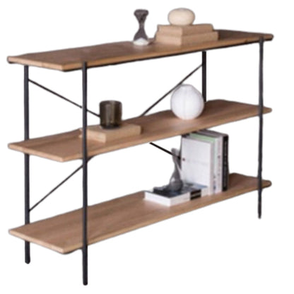 Modern Solid Wood Bookshelf Rectangular Shelves Bookcase for Home Office 39.4"L x 11.8"W x 37.4"H Clearhalo 'Bookcases' 'furn' 'furn_bookcases' 'Furniture' 'furniture_bookcases' 'Office Furniture' 4971576