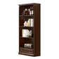 Wooden Closed Back Standard Bookcase Contemporary Style Bookshelf for Home Office 31.5"L x 12.8"W x 70.5"H Clearhalo 'Bookcases' 'furn' 'furn_bookcases' 'Furniture' 'furniture_bookcases' 'Office Furniture' 4971588