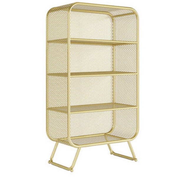 Modern Closed Bookshelf Metal Standard Bookcase With Rectangular Shelves 31.5"L x 13.8"W x 59.1"H Clearhalo 'Bookcases' 'furn' 'furn_bookcases' 'Furniture' 'furniture_bookcases' 'Office Furniture' 4971604