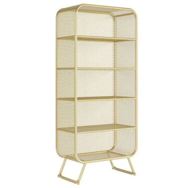 Modern Closed Bookshelf Metal Standard Bookcase With Rectangular Shelves 31.5"L x 13.8"W x 70.9"H Clearhalo 'Bookcases' 'furn' 'furn_bookcases' 'Furniture' 'furniture_bookcases' 'Office Furniture' 4971606