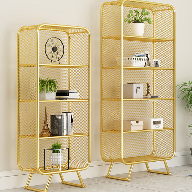 Modern Closed Bookshelf Metal Standard Bookcase With Rectangular Shelves Clearhalo 'Bookcases' 'furn' 'furn_bookcases' 'Furniture' 'furniture_bookcases' 'Office Furniture' 4971607