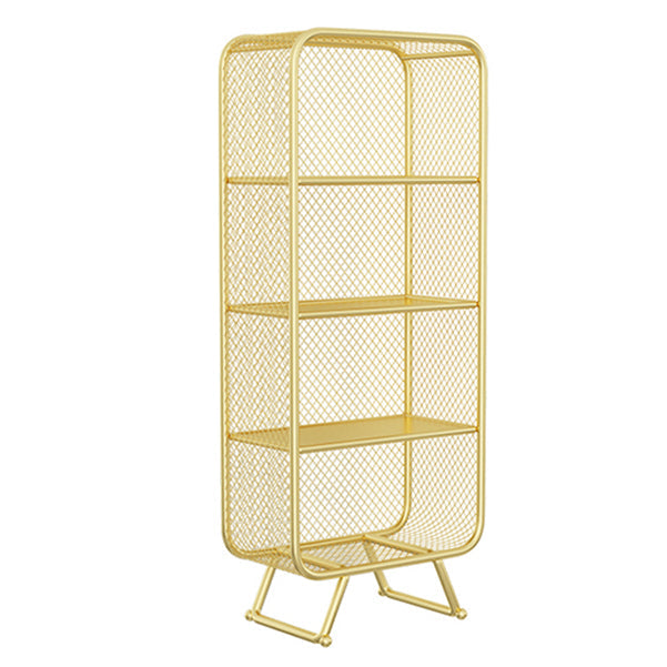 Modern Closed Bookshelf Metal Standard Bookcase With Rectangular Shelves 31"L x 16"W x 71"H Clearhalo 'Bookcases' 'furn' 'furn_bookcases' 'Furniture' 'furniture_bookcases' 'Office Furniture' 4971608