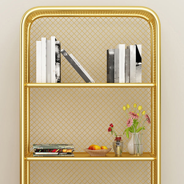 Modern Closed Bookshelf Metal Standard Bookcase With Rectangular Shelves Clearhalo 'Bookcases' 'furn' 'furn_bookcases' 'Furniture' 'furniture_bookcases' 'Office Furniture' 4971609