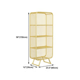 Modern Closed Bookshelf Metal Standard Bookcase With Rectangular Shelves Clearhalo 'Bookcases' 'furn' 'furn_bookcases' 'Furniture' 'furniture_bookcases' 'Office Furniture' 4971613