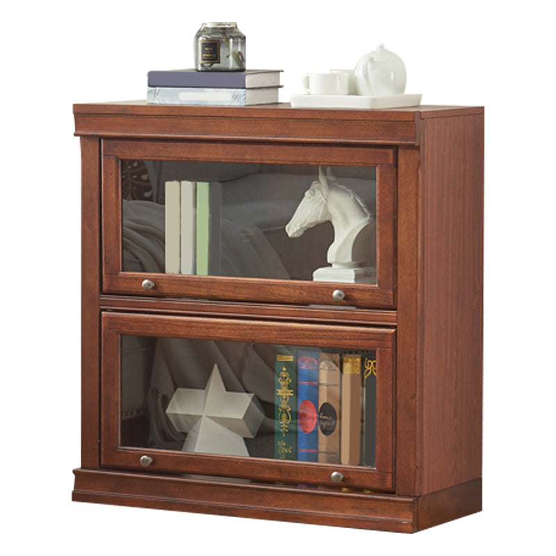 Wooden Closed Back Standard Bookcase Contemporary Cabinet Included Bookshelf Clearhalo 'Bookcases' 'furn' 'furn_bookcases' 'Furniture' 'furniture_bookcases' 'Office Furniture' 4971618