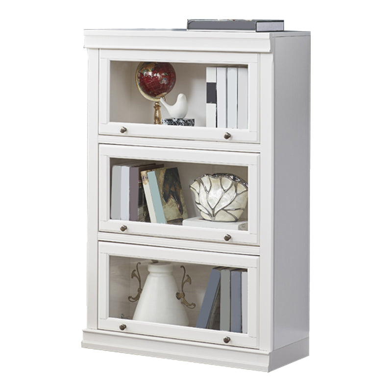Wooden Closed Back Standard Bookcase Contemporary Cabinet Included Bookshelf 23.6"L x 12.8"W x 47.6"H Clearhalo 'Bookcases' 'furn' 'furn_bookcases' 'Furniture' 'furniture_bookcases' 'Office Furniture' 4971619