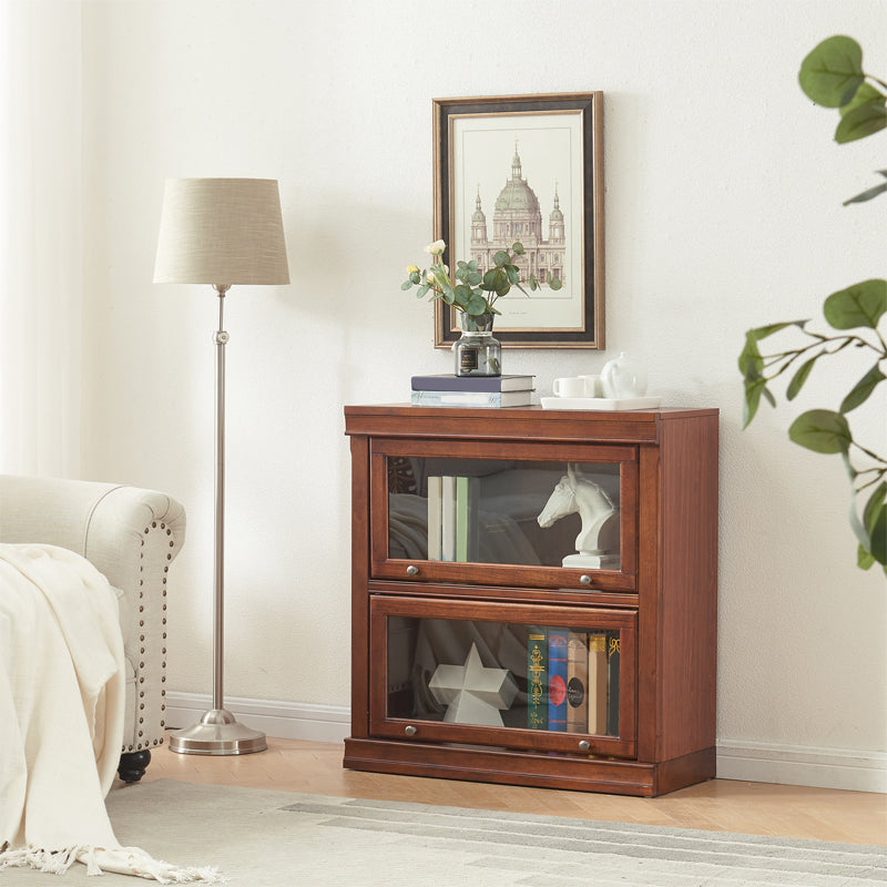 Wooden Closed Back Standard Bookcase Contemporary Cabinet Included Bookshelf Clearhalo 'Bookcases' 'furn' 'furn_bookcases' 'Furniture' 'furniture_bookcases' 'Office Furniture' 4971620