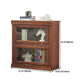 Wooden Closed Back Standard Bookcase Contemporary Cabinet Included Bookshelf Clearhalo 'Bookcases' 'furn' 'furn_bookcases' 'Furniture' 'furniture_bookcases' 'Office Furniture' 4971631
