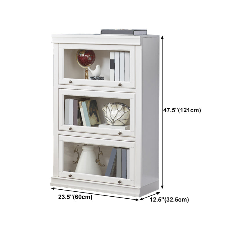 Wooden Closed Back Standard Bookcase Contemporary Cabinet Included Bookshelf Clearhalo 'Bookcases' 'furn' 'furn_bookcases' 'Furniture' 'furniture_bookcases' 'Office Furniture' 4971632